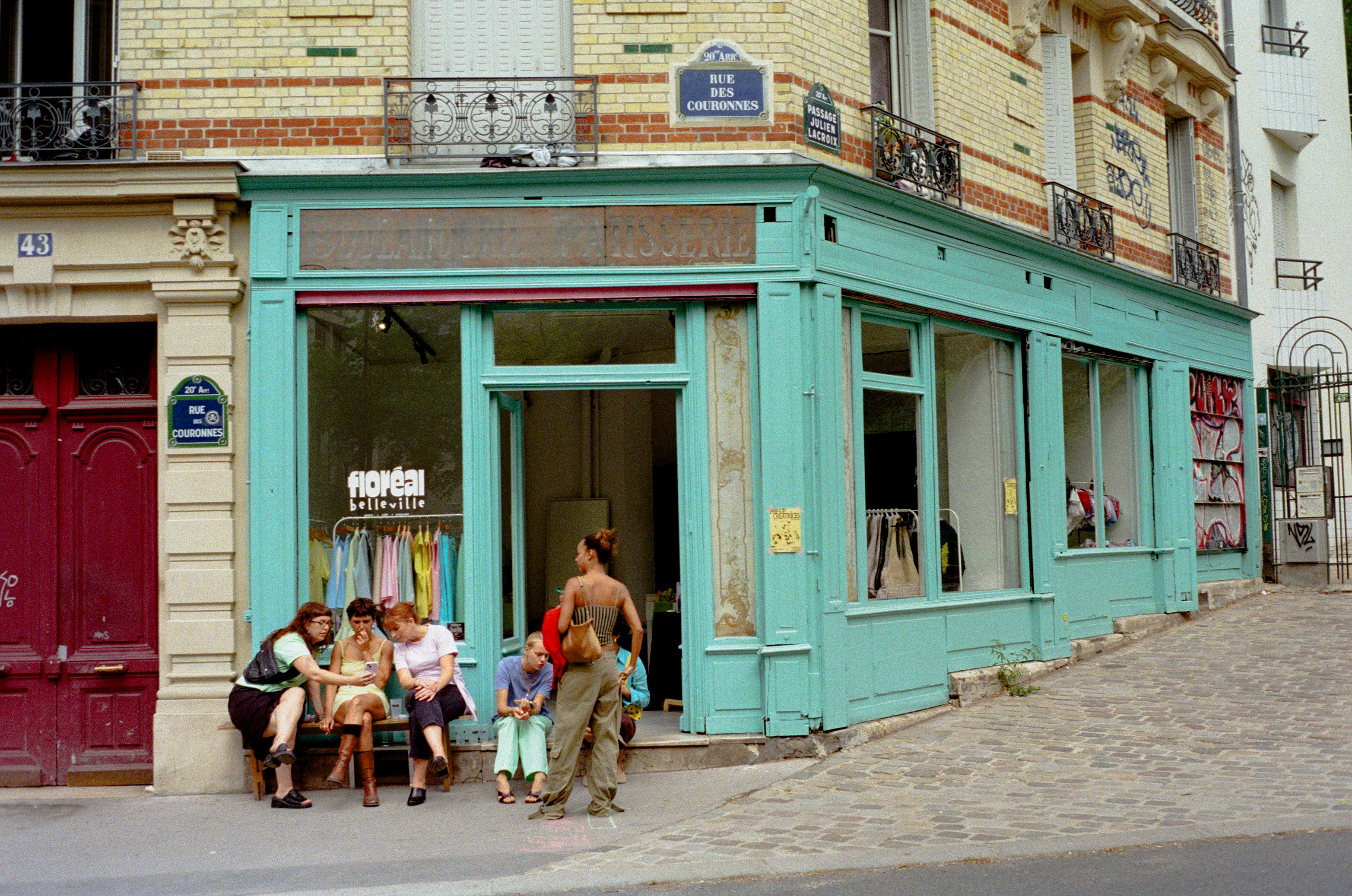 Floréal Belleville storefront during the pop-up de Créatrices